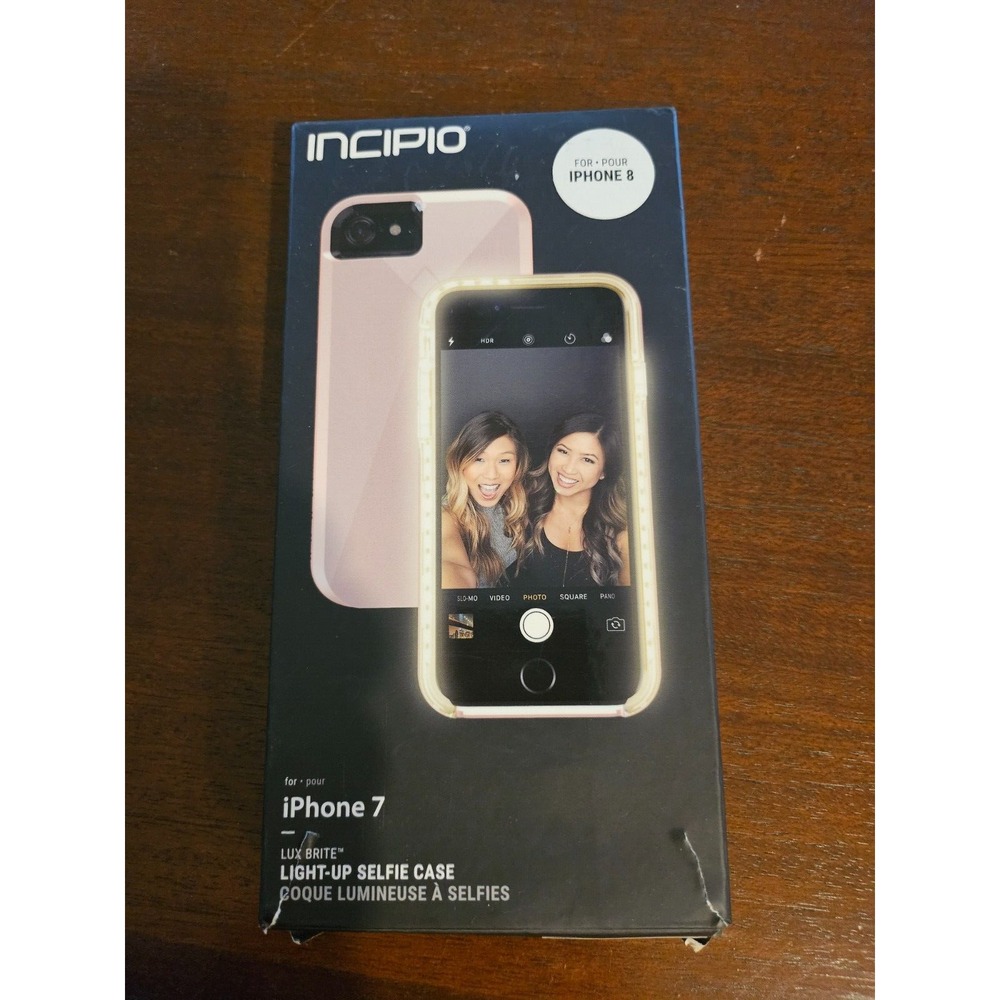 Incipio LUX Brite Light-Up Selfie Case For iPhone 7 Plus & 8 Plus BRAND NEW‎